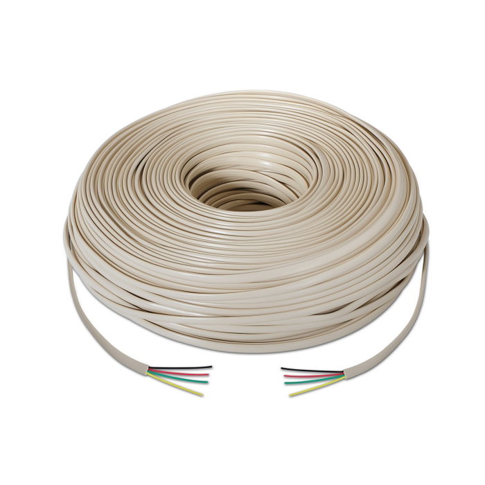 Aisens Bobina de Cable de Teléfono 4C 100m Beige Aisens Bobina de Cable de Teléfono 4C 100m Beige